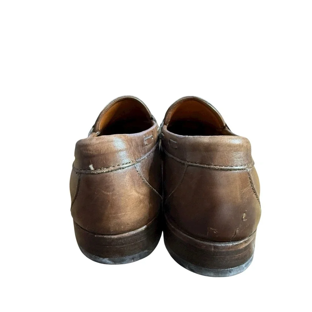 Allen Edmonds Lowry Hill Tan Brown Leather‎ Kiltie Tassel 